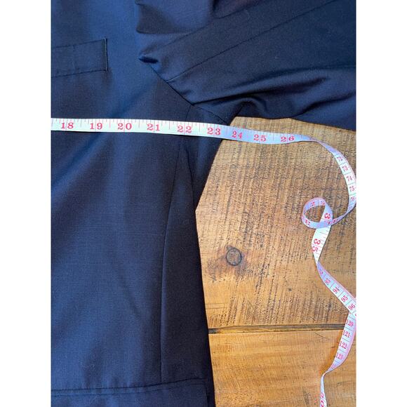 Mens Sacoor Brothers Black 100% Wool Two Button Classy Suit Coat Blazer (EU) 58 - Picture 7 of 10